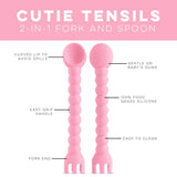 Ryan & Rose Cutie Taffy Tensils Fork & Spoon Set