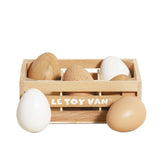Le Toy Van Wooden Farm Eggs Crate