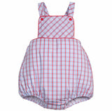 Little English Patriotic Plaid Linville Bubble