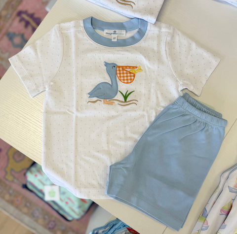 Magnolia Baby Pelican Bay Short Set