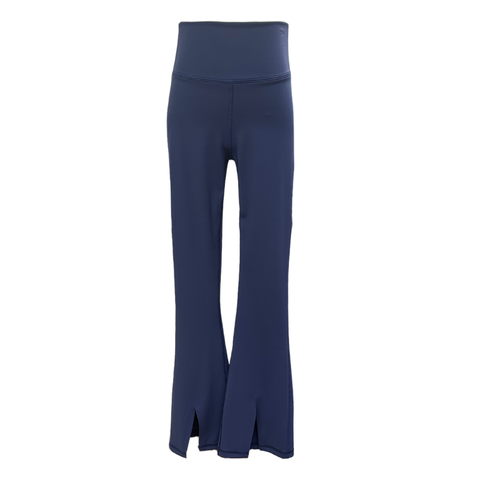 Pleat Colletion Navy Adele Flare Leggings