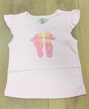 Luigi Kids Light Pink Ballet Slipper Short Set