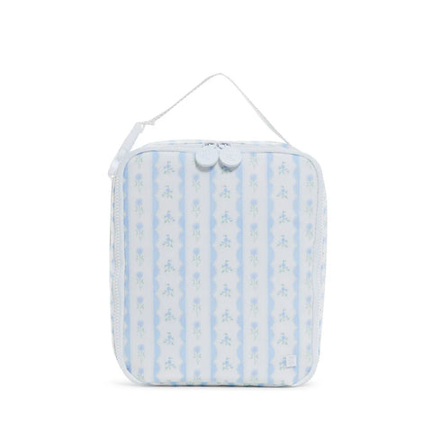 TRVL Blue Ribbon Floral Insulated Lunch Bag