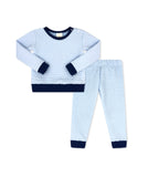 Lullaby Set Blue Quilted Sweatsuit