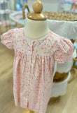 Anvy Kids Pink Floral Clara Dress