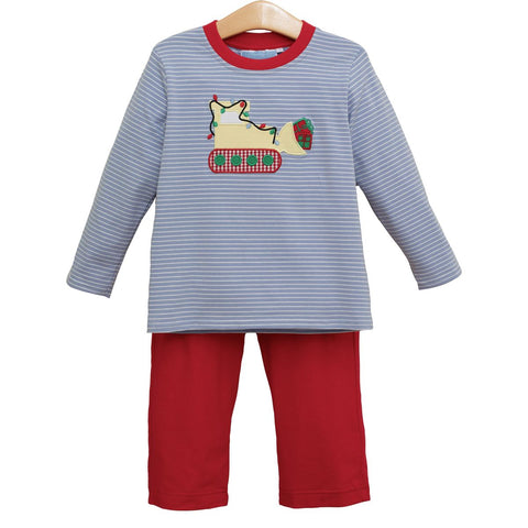Trotter Street Construction Christmas Pant Set