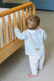 Little English Boys Lab Crochet Cardigan