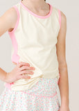 Set Athletics Sunshine Yellow/Flamingo Pink Nicole Tank