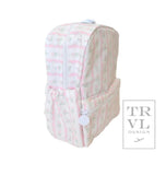 TRVL Pink Ribbon Floral Mini Backpacker