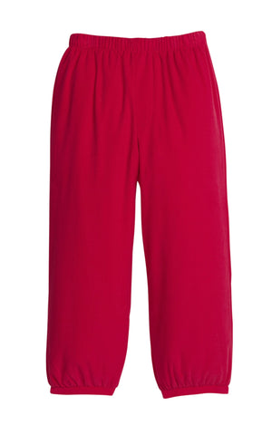 Little English Red Corduroy Banded Pant