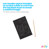 Ooly Mini Scratch & Scribble Art Kit: Funtastic Friends