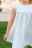 Mint Magnolia Uptown Turtles Betsy Dress