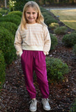 Pleat Collection Almond Stripe Natalie Top