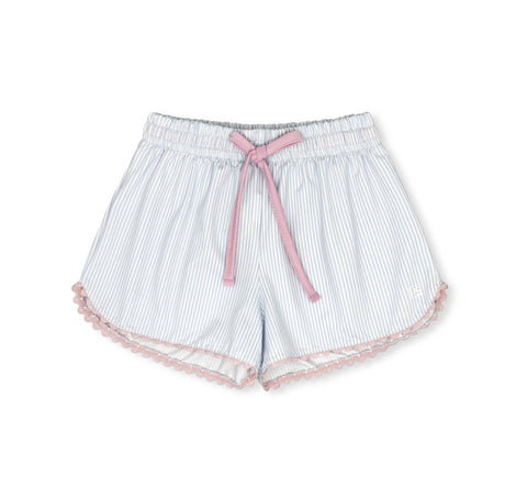 Set Athletics Cotton Candy Blue Stripe/Pink Emily Shorts