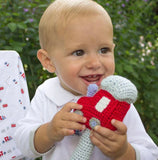 Zubels Knit Train Rattle