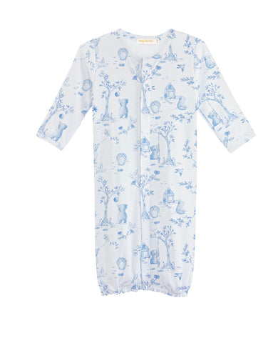 Baby Cub Chic Blue Toile De Jouy Converter Gown