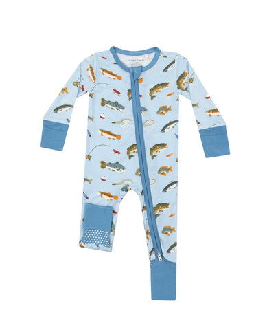 Angel Dear Fishing Zip Romper
