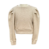 Pleat Collection Oat Peyton Sweater