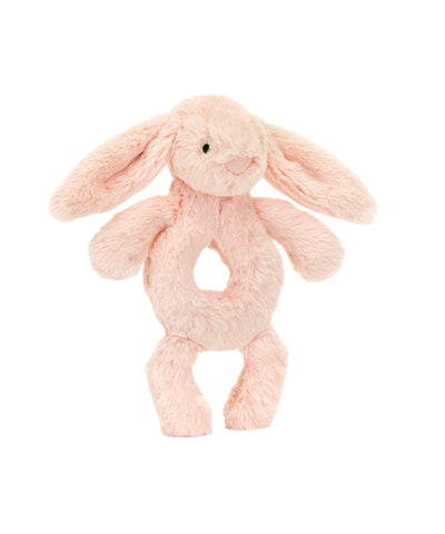 Jellycat Blush Bashful Bunny Ring Rattle