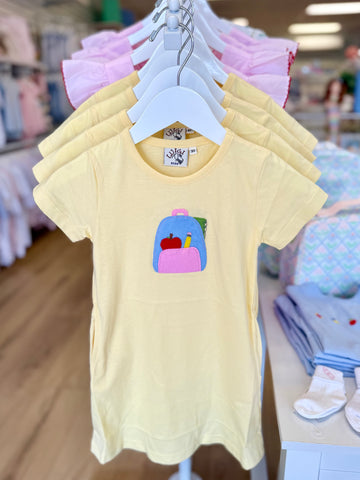 Luigi Kids Butter Yellow Backpack Pocket Dress