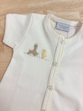 Squiggles by Charlie Giraffe & Duck Ecru Day Gown