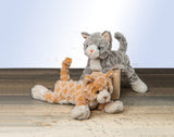 Mary Meyer FabFuzz Waffles Kitten Gray