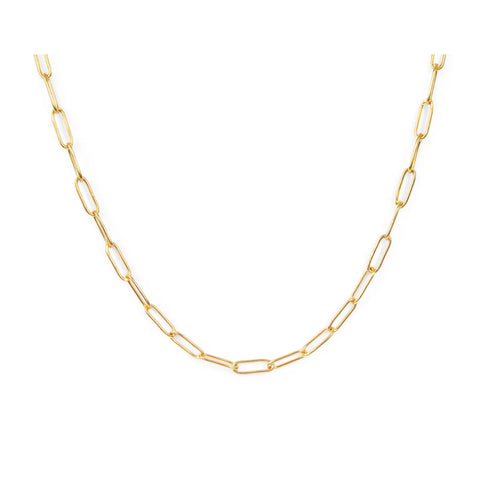 Ethic Goods Paperclip Classic Gold  Necklace