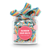 Candy Club Rainbow Sour Belts
