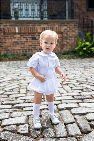 Grace & James Kids Swiss Dot Button on Bubble