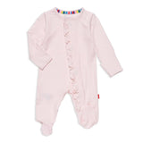 Magnetic Me Pink Dot Footie/Coverall