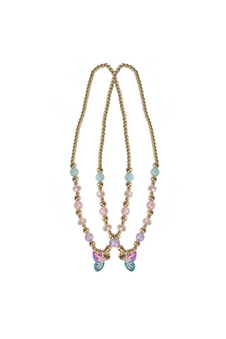 Great Pretenders Butterfly Wishes BFF Necklace Set