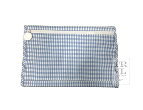 TRVL Mist Blue Gingham Game Changer Pad