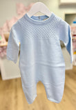 Zubels Light Blue Long Sweater Romper