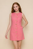 Coral Scallop Sea Shell Dress