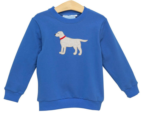 Trotter Street Blue Dog Pullover