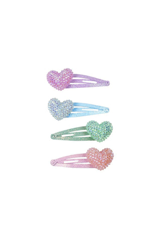 Great Pretenders Sparkle Heart Bobble Hairclips