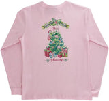 J. Bailey Pink Christmas Tree Santa Tee