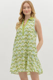 Clover Drop Waist Dress