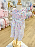 Kissy Kissy Pastel Gardens Smocked Dress