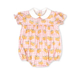 Lullaby Set Pink Gingham Little Pumpkin Pima Bubble