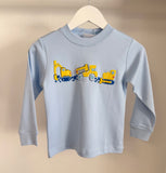 Squiggles by Charlie Blue Construction Trio Long Sleeve Tee