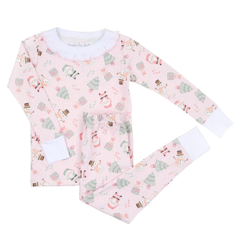 Magnolia Baby Sweet Little Christmas Girls Pajamas