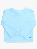 Ruffle Butts Blue Breeze Long Sleeve Rash Guard