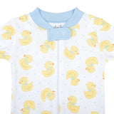 Magnolia Baby Precious Ducklings Boys Zip Pajamas