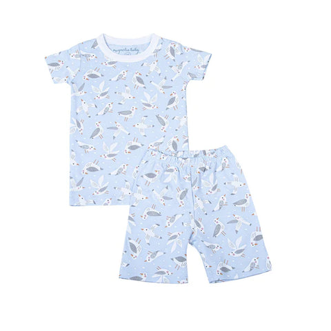 Magnolia Baby Soaring Seagulls Short Pajamas