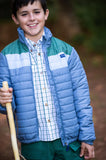 Prodoh Bluefin Color Block Puffer Jacket