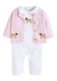 Little English Girls Lab Crochet Cardigan