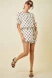 Audrey Polka Dot Skort Set