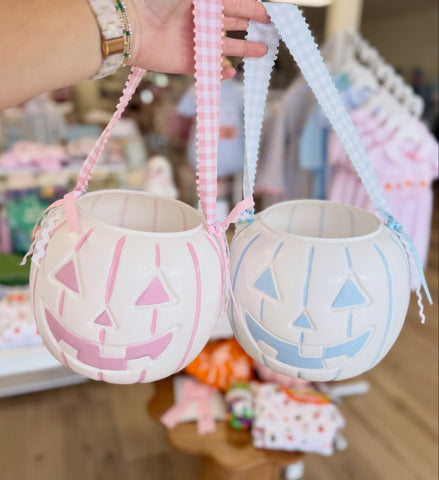 Hand Painted Pumpkin Pails