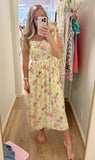 Fruit Printed Maxi Dress